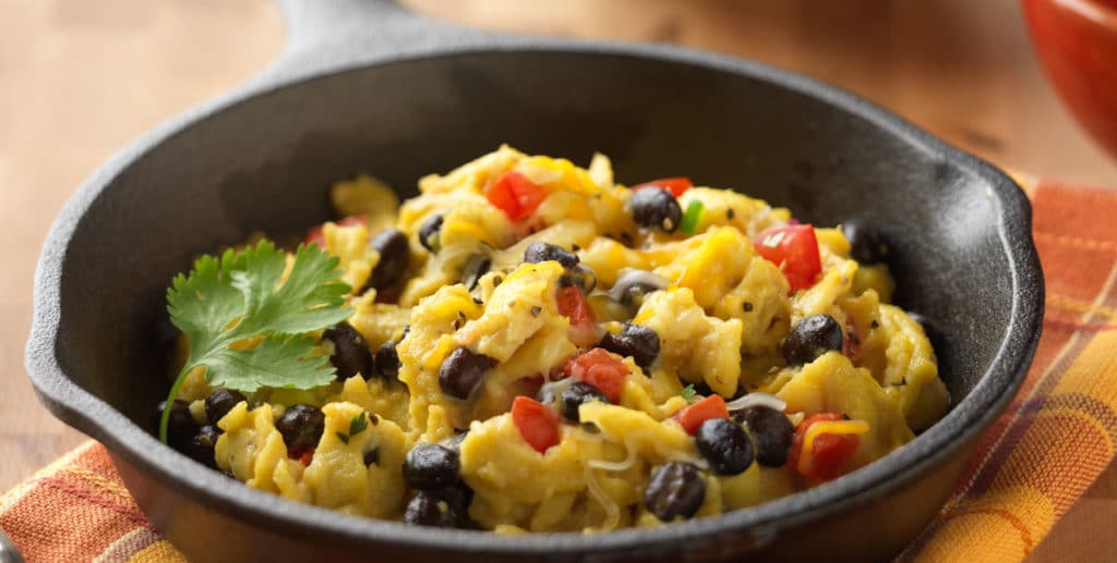 Tony's Black Bean Scramble Eggs