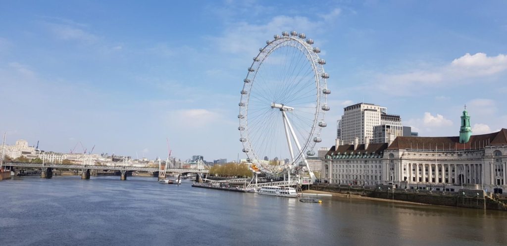 Photos of London in Lockdown - April 2020-The London Eye