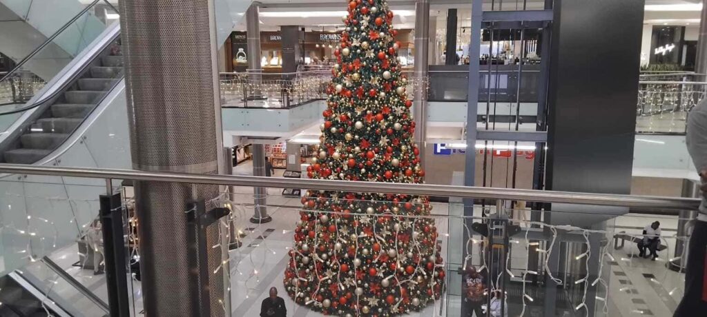 Christmas Lights at Bedford Centre 2024