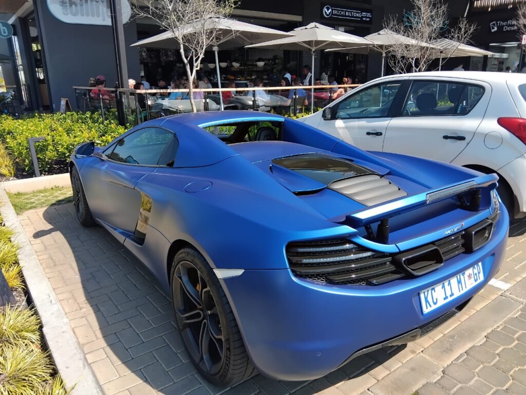 McLaren 720S Spider at Bedford Crossing during an unexpected supercar gathering