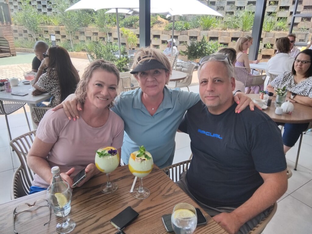 Sandra, Candice and Brian after the Klipriviersberg hike